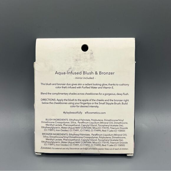 e.l.f Aqua Beauty Blush & Bronzer Bronzed Violet - Picture 3 of 5